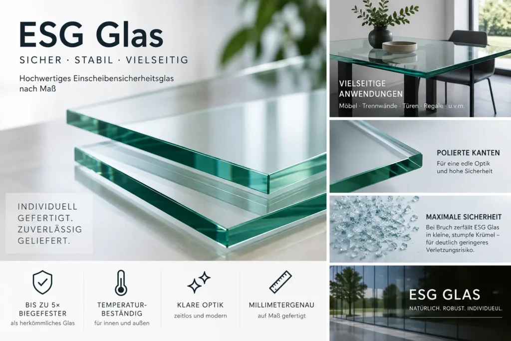 ESG-Glas: sicher, stabil, vielseitig